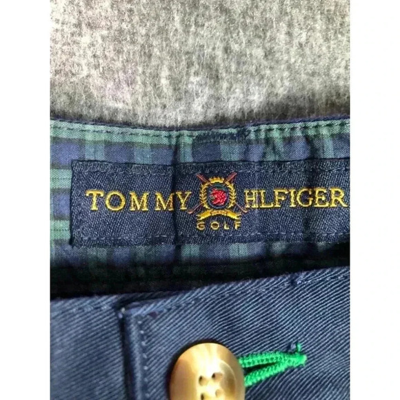 Tommy Hilfiger shorts green gold 36 - Picture 2 of 4